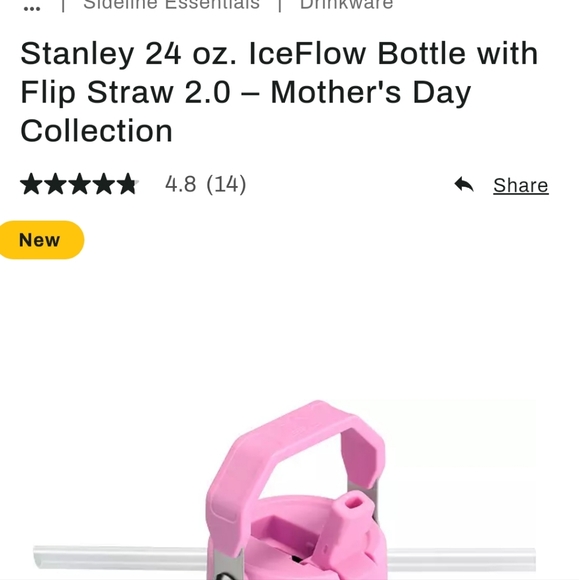 Stanley 24 oz. IceFlow Bottle with Flip Straw 2.0 – Mother's Day Collection - Picture 5 of 5